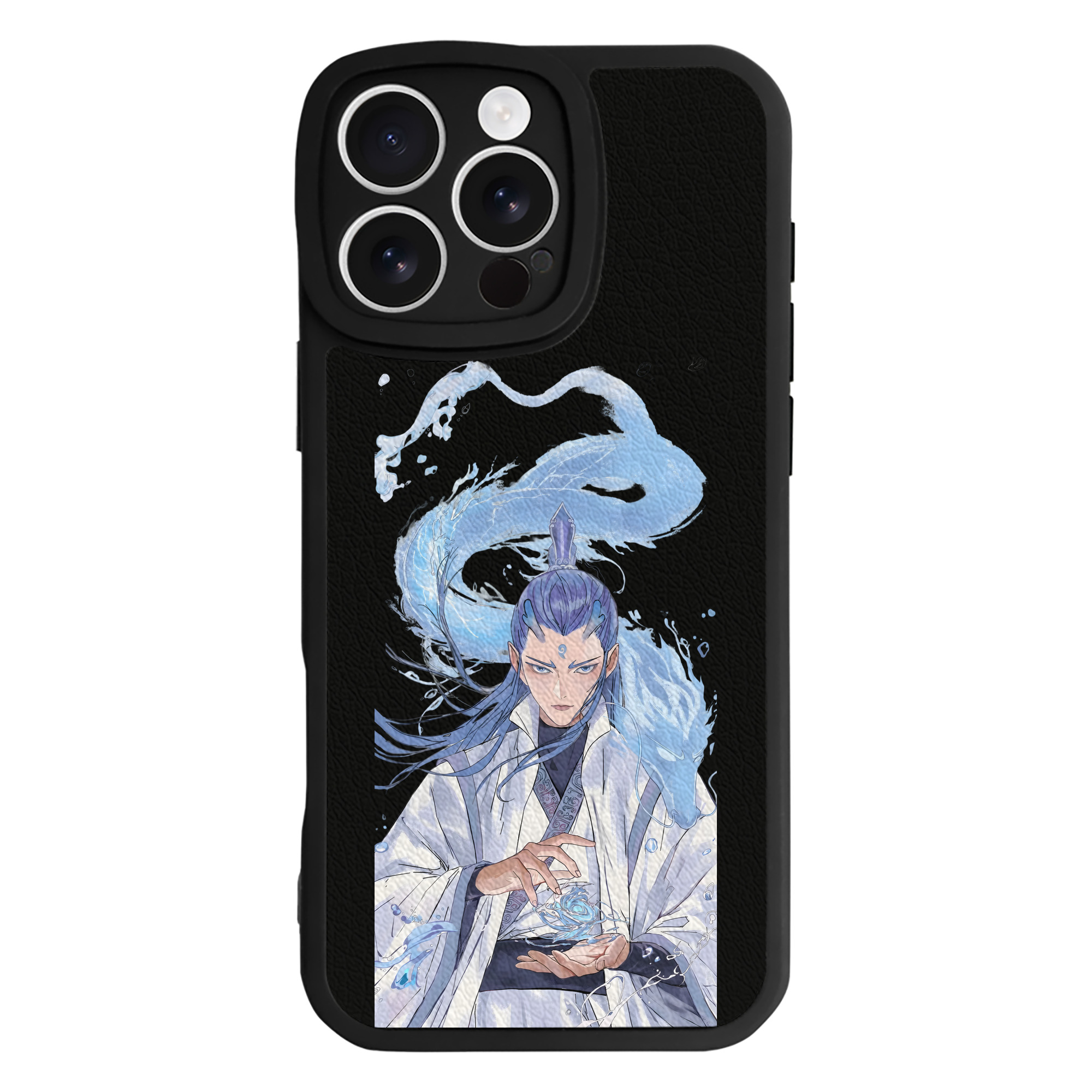 （画像用） Ne Zha 2 ナタ 魔童の大暴れ 【iPhone 16シリーズ対応】シリコンスマホケース（レザー調） 材質：シリコン